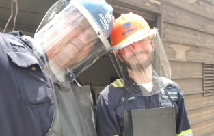 Bocchetti and Buschy outside Petersburg mill